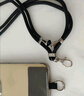 手机挂绳挂脖斜挎尼龙 防盗带贴片可背伸缩可调节万能手机壳结实耐用长款不勒脖钥匙卡套多功能 长款灰色【赠送指环扣+夹片】 实拍图