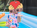361°儿童泳衣女童可爱印花短袖连体游泳衣中小童女孩夏季速干泳装 实拍图