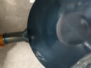 荣事达（Royalstar）章丘手工锻打铁锅老式炒锅圆底无涂层不粘炒菜锅燃气灶带盖32cm 实拍图