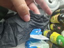 乌斯京（WOLSGIN）一次性手套丁腈橡胶厨房食品级加厚耐用家务丁晴手套黑色 大码 实拍图