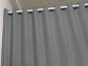 未来式客厅隔断帘卧室分屋免打孔窗帘带杆全套出租屋屏风门帘遮挡遮光布 高级灰 -送伸缩杆（当天发货） 【定制/单片/不要杆请联系客服】 实拍图