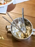 licheers辅食碗儿童316不锈钢汤碗婴儿宝宝专用米粉吃饭碗勺餐具 实拍图