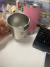 无印良品（MUJI）不锈钢双层马克杯 大容量男女办公学生水杯茶杯咖啡杯 银色380ml 实拍图