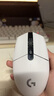 罗技（G） G304 LIGHTSPEED无线鼠标游戏电竞吃鸡宏编程轻巧便携逻辑 G304白+大G桌垫 实拍图
