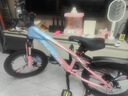 凤凰山地自行车男女变速山地车碟刹青少年儿童自行车学生单车 星际 蓝粉【变速+三刀轮】 18寸【适合120-155cm】 实拍图