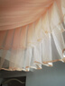 维美诗免安装蚊帐家用卧室2025新款上下床升降支架圆顶吊顶式儿童1.5米 杏色 200cm*150cm*300cm 实拍图