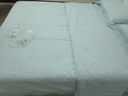 富安娜家纺 60支长绒棉床上四件套纯棉100%纯棉简约酒店床品床单被套 【60支长绒棉贡缎】凌云 1.5m床 床单款 （被套203*229cm） 实拍图
