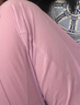 红豆居家睡衣女夏季纯棉运动云感女士家居服套装桃粉色165/88A 实拍图