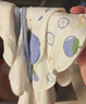 贝肽斯婴儿口水巾宝宝围嘴导湿速干夏季薄款新生儿防水围兜柿兔+贝果6条 实拍图