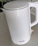 苏泊尔（SUPOR）电水壶 双层防烫烧水壶热水壶1.7L 全钢无缝内胆304不锈钢电热水壶大容量 SW-17J418 实拍图