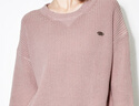 ONLY秋冬慵懒风纯棉宽松落肩圆领针织衫女|124324024 C17 后花园粉色 L (170) 88A 实拍图