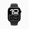 Apple/苹果 Watch Series 10 智能手表GPS款46毫米银色铝金属表壳丹宁色运动型表带M/L MX223CH/B 实拍图
