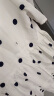 秋水伊人复古波点雪纺衫女夏季新款女装法式浪漫收腰小衫女 本白 M 晒单实拍图