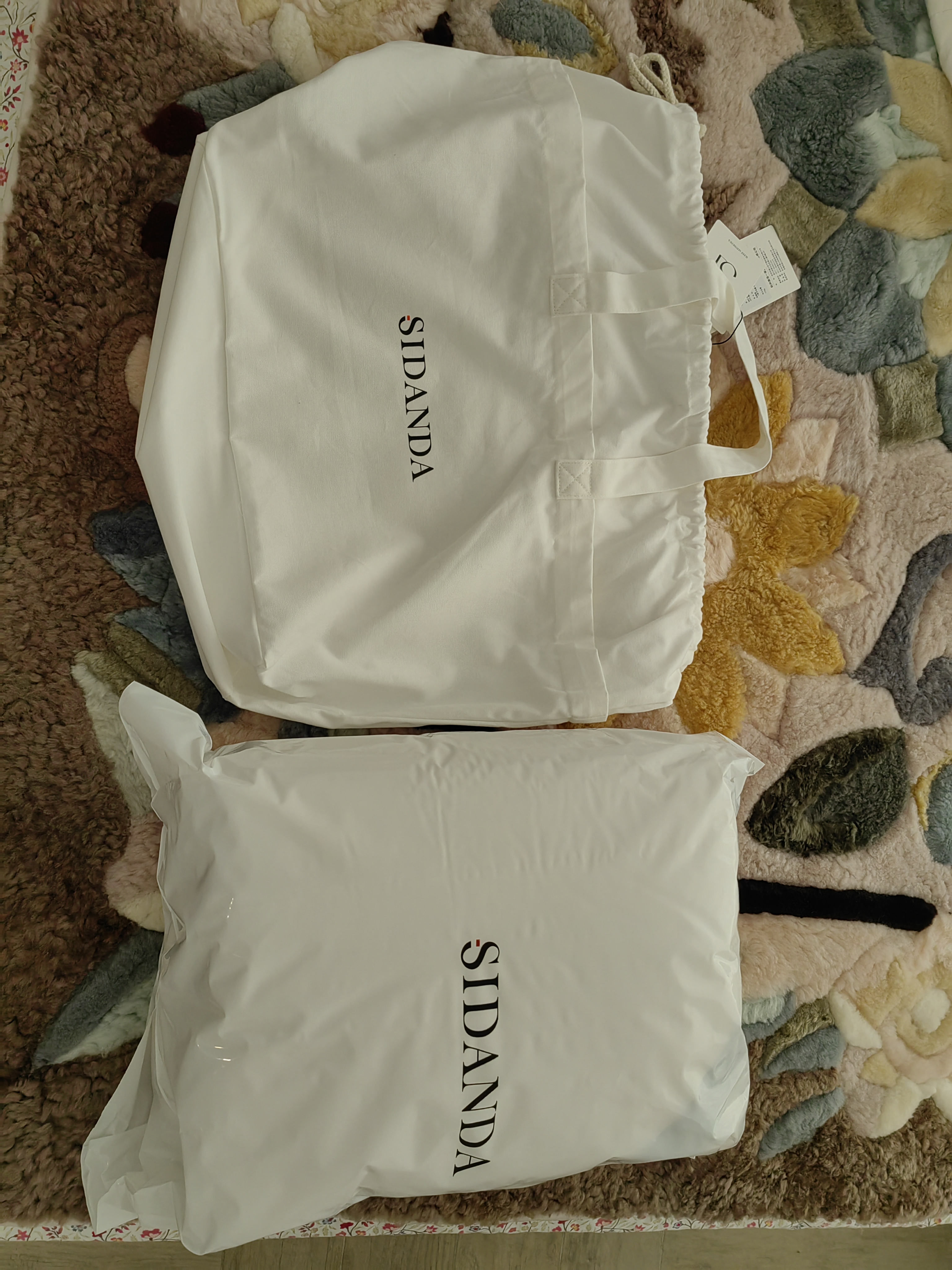 SIDANDA羽绒被95白鹅绒可水洗a类面料鹅绒填充175g 夏被150*200cm 实拍图