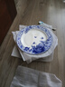煜乾盘子菜盘餐盘家用青花瓷景德镇陶瓷骨瓷汤盘饭盘釉中彩蝴蝶兰圆形 8英寸平盘 实拍图
