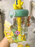 babycare恐龙吸管水杯儿童吸管杯大宝宝直饮幼儿园小学水壶上学户外运动绿 实拍图