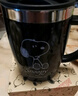 史努比(SNOOPY)保温杯不锈钢隔热喝水杯男女士办公室马克咖啡杯学生大容量冲饮杯子420ML DP-5002H黑色 实拍图