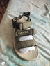 骆驼（CAMEL）魔术贴撞色沙滩凉鞋男运动休闲鞋子 K13M16L2001 军绿 43 实拍图