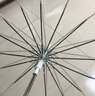 天玮伞业（Tianwei umbrella）16骨透明伞纤维骨抗风自动纯色POE伞简约纯色便捷长柄伞可定制 实拍图