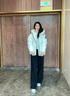 波司登（BOSIDENG）25年新款羽绒服90绒女短款连帽保暖防风修身加厚外套B250245112XS 糙白|8003-白噪清冷风 XS 155/80A 【90斤-100斤】 实拍图