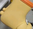 幸福玛丽（Cheerful Mario）大眼狗儿童雨靴防滑防水2025新款男童水鞋宝宝雨鞋卡其内长20cm 实拍图