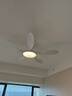 奥克斯吸顶风扇灯2025新款客厅餐厅家用大风力吊扇带电扇一体的吊灯 吸顶56寸白色-变频-变光-遥控 实拍图