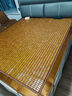 黛安居麻将凉席竹席子麻将席 双人夏天单人宿舍学生可折叠块竹垫空调席 咖啡双牛筋-包边款【性价比高】 单凉席 适用1.8米床 180cm*200cm 实拍图
