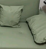 猫爪皮折叠沙发床一体两用直排布艺小沙发小户型双人云朵懒人沙发 果绿色猫爪皮小象耳朵款 170cm 三人位含扶手送两抱枕 实拍图