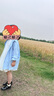 百搭纯棉衬衫翻领长袖宽松女装上衣休闲衬衣女夏衣服新款 蓝色 L 实拍图
