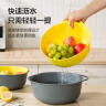 京东京造 洗菜盆 沥水篮双层洗菜神器淘米篮水果篮 厨房烹饪器具（4件套） 实拍图