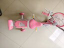 永久儿童自行车3-8岁小孩脚踏单车宝宝中大童女孩公主款童车 【黑胎】小猫粉+护具礼包 12寸 实拍图