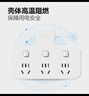公牛（BULL）转换插头/品字形一转三插座/无线转换插座/电源转换器 适用卧室、厨房 3位分控开关插座  实拍图