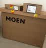 摩恩（MOEN）夏普系列厨房水槽单槽304不锈钢洗菜盆大单槽配水龙头套装 435mm单槽(不含龙头)防指纹款 实拍图