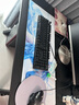 蔓斯菲尔（MSFE）电竞桌台式电脑桌X系列ENF级实木生态板家用书桌办公学习写字桌子 黑色【升级款】二段式X3-100CM 实拍图