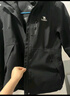 骆驼（CAMEL）三防冲锋衣户外登山服防风防水防污三合一运动外套 AD12263514X抓绒内胆幻影黑男女 M 实拍图