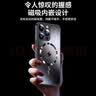 Ekakashop适用苹果13promax手机壳iphone13promax保护套magsafe磁吸全包超薄防摔硬壳AG闪电款钛 实拍图