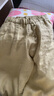 无印良品（MUJI）女式 汉麻 宽版裤 裤子女款 休闲裤阔腿裤长裤女装  25年夏季 黄色 BE1SKC5S M （160/66A） 实拍图