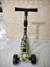 儿童滑板车3-6岁中小童初学者宝宝小孩加宽加厚便宜滑滑车滑步车 街舞涂鸦+悍马轮+高低可调 【折叠 承重200斤-质量保证】 实拍图