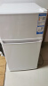 海尔（Haier）88升小冰箱冰箱双开门小户型迷你家用租房宿舍办公室节能省电BCD-88GHTMZ0WV家电国家补贴15% 实拍图