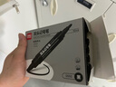 得力（deli）大双头粗头物流快递记号笔1.5mm/5.7mm 办公签字学生文具教学会议笔马克笔 10支/盒 黑色 S555 实拍图