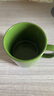 无印良品（MUJI）炻瓷 马克杯 家用水杯 陶瓷杯 咖啡杯 办公室 绿色  500ml 实拍图
