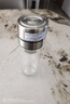青苹果茶水分离杯350ml 双层玻璃一键开盖泡茶杯 办公车载送礼领导长辈 实拍图