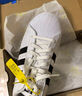 阿迪达斯adidas三叶草贝壳头SUPERSTAR男女休闲鞋EG4958 36码 实拍图