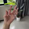 繁花Kitty猫银手镯女纯银999小众女生足银镯子送女朋友情人节礼物 繁花Kitty猫铃铛粉色 送证书+珠宝首饰礼盒 实拍图