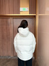 波司登（BOSIDENG）25年新款羽绒服90绒女短款连帽保暖防风修身加厚外套B250245112XS 糙白|8003-白噪清冷风 XS 155/80A 【90斤-100斤】 实拍图