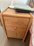 原始原素实木床头柜现代简约极窄床边柜橡木收纳柜三抽0.3米 L7022 实拍图