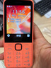 诺基亚（NOKIA）220 4G 移动联通电信全网通 2.8英寸双卡双待 直板按键手机 老人老年手机 学生手机 橘色 实拍图