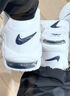 耐克耐克 AIR MORE UPTEMPO (GS)儿童2025年复古百搭潮流篮球运动鞋 DH9719-100 38.5 实拍图
