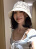 妖精的口袋【嘻嘻不嘻嘻】波嬉风白色连衣裙女25年夏季新款t恤半身裙套装裙 蕾丝米色（帽子） 均码M M 实拍图
