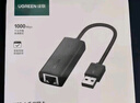 绿联（UGREEN）USB3.0转网口千兆百兆有线网卡转RJ45网线转接头网口转换器 适用苹果Mac华为笔记本电脑Switch USB百兆网卡 实拍图